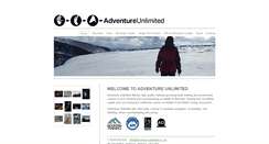 Desktop Screenshot of adventure-unlimited.co.uk