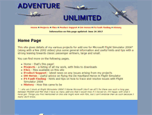 Tablet Screenshot of adventure-unlimited.org